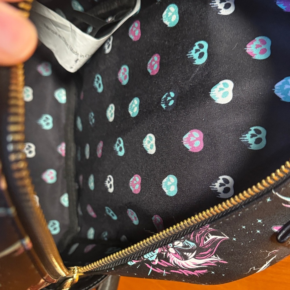 Loungefly Disney Villains Maleficent Cruella Ursula Evil Queen Backpack View 2